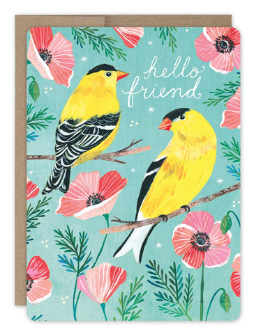 Hello Friend Thinking of You Card