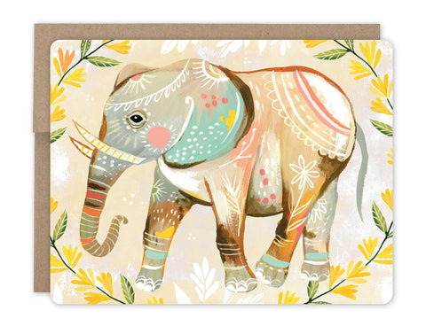 Painted Elephant Boxed Cards