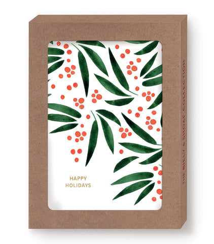 Red Berries Boxed Cards
