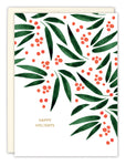 Red Berries Holiday Card