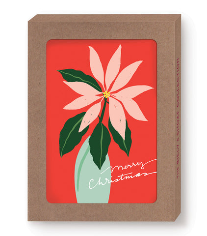 Poinsettia Boxed Cards