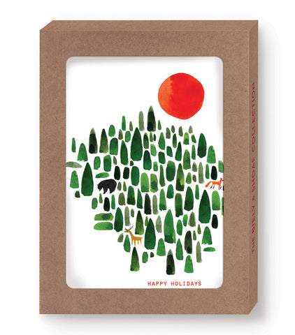 Winter Forest Cards